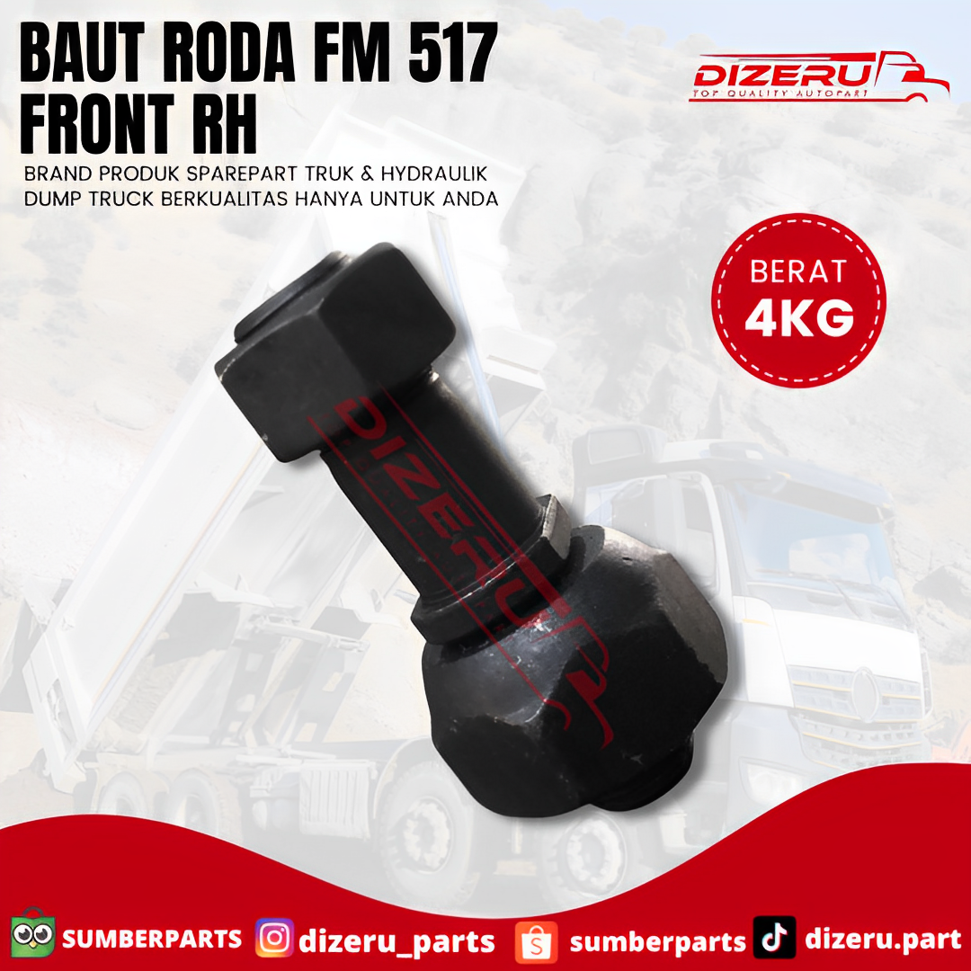 Baut Roda FM 517 Front RH